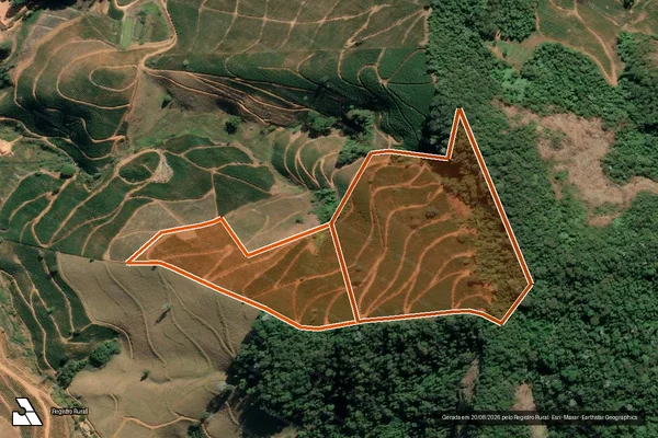 Imagem de satélite de MONTE ALVERNE em MANHUAÇU - MG