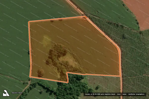 Imagem de satélite de FAZENDA SANTO ANTONIO, SAO JOSE em DELFINÓPOLIS - MG