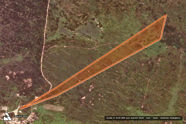 Imagem de satélite de Celula G Lote 23 em CANTO DO BURITI - PI