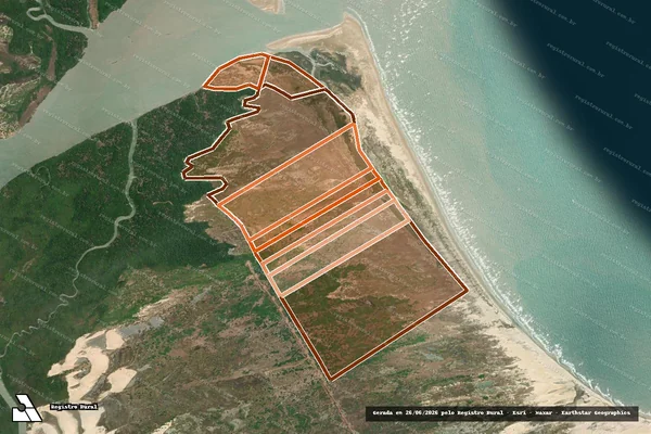 Imagem de satélite de ILHA GRANDE DE SANTA ISABEL em PARNAÍBA - PI