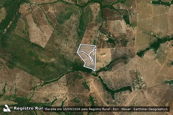 Imagem de satélite de FAZENDA MORADA DO SOL LOTE 05 em SANTA TEREZINHA DE GOIÁS - GO