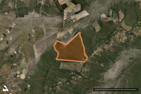 Imagem de satélite de FAZENDA IPOEIRA em ARINOS - MG