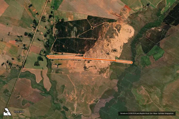 Imagem de satélite de CHACARA DO CINAMOMO em MANOEL VIANA - RS