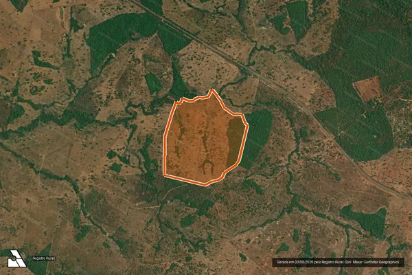 Imagem de satélite de FAZENDA VARGEM GRANDE em MARA ROSA - GO