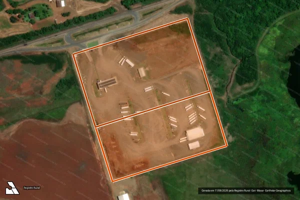 Imagem de satélite de Granja Missioneira em SÃO BORJA - RS