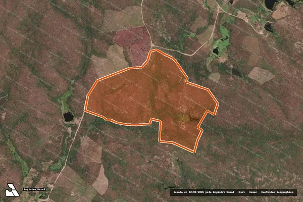 Imagem de satélite de FAZENDA CAMARÁ em BOA VIAGEM - CE
