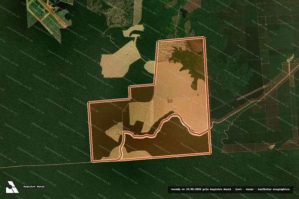 Imagem de satélite de FAZENDA GABRIELA em PARAGOMINAS - PA