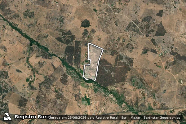 Imagem de satélite de FAZENDA ORION em GUANAMBI - BA