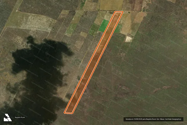 Imagem de satélite de PA SANTA CLARA - LOTE 08 em BARAÚNA - RN