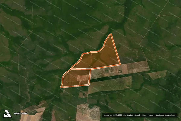 Imagem de satélite de FAZENDA SAO BENTO em SAPEZAL - MT