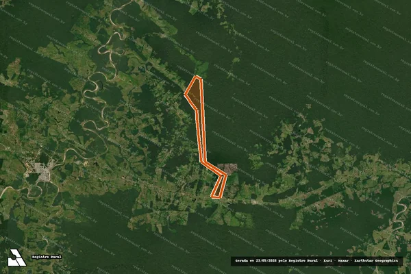 Imagem de satélite de FAZENDA RI em TARAUACÁ - AC