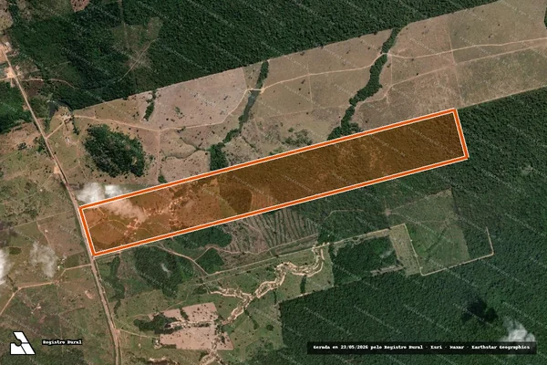 Imagem de satélite de FAZENDA SANTA em NOVO PROGRESSO - PA