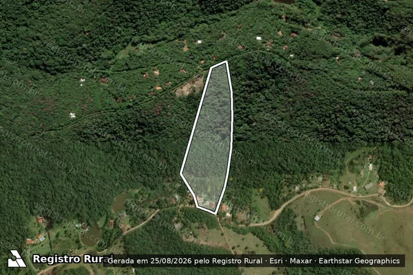 Imagem de satélite de SEM DENOMINACAO em SÃO LOURENÇO DA SERRA - SP