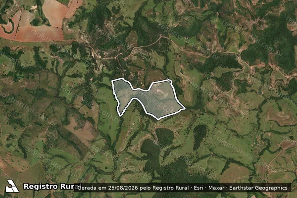 Imagem de satélite de FAZENDA SAO GONCALO em SÃO GONÇALO DO ABAETÉ - MG