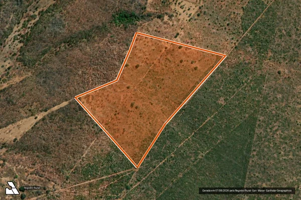 Imagem de satélite de FAZENDA LOGRADOURO em ICARAÍ DE MINAS - MG