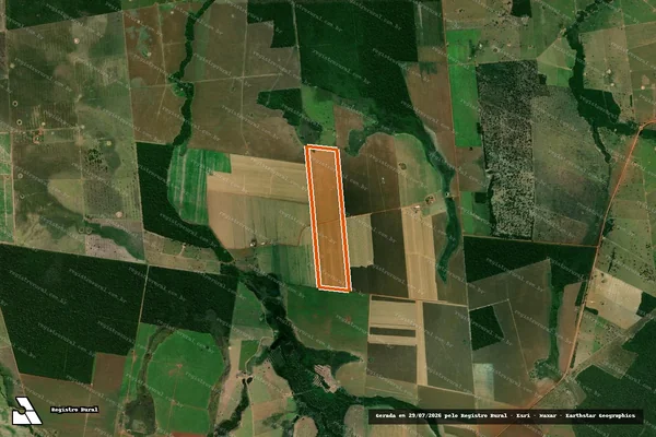 Imagem de satélite de FAZENDA RIO ALEGRE em PONTES E LACERDA - MT