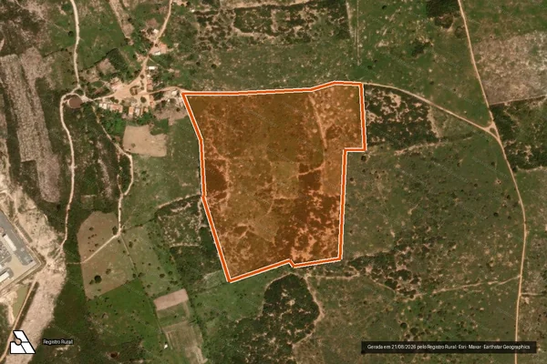 Imagem de satélite de FAZENDA QUEIMADA PRETA em IBITIARA - BA