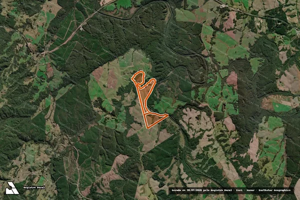 Imagem de satélite de Fazenda Passo Velho II M 19742 743 em BOCAINA DO SUL - SC