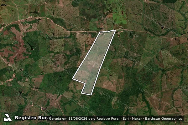Imagem de satélite de FAZENDA JURUEMA em GOVERNADOR NEWTON BELLO - MA