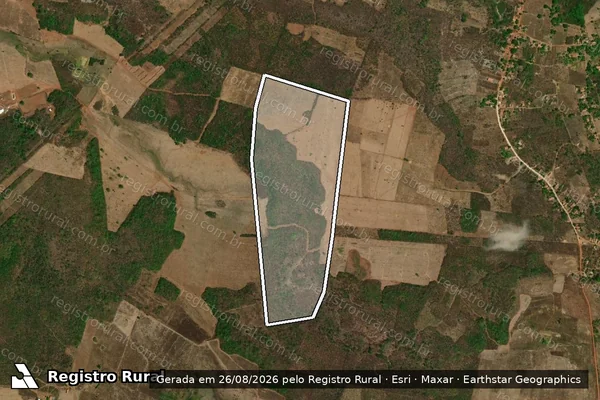 Imagem de satélite de AMEIXA em CAPITÃO DE CAMPOS - PI