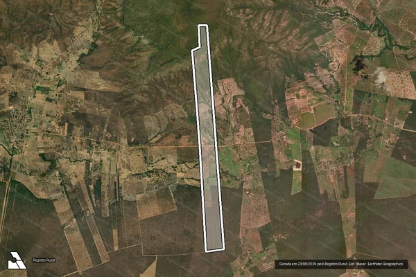 Imagem de satélite de FAZENDA SAO LAZARO em RIACHÃO DAS NEVES - BA