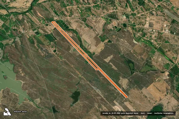Imagem de satélite de SÍTIO COBERTO em TABULEIRO DO NORTE - CE