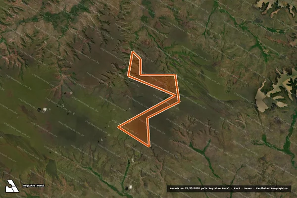 Imagem de satélite de FAZENDA BAIXA GRANDE em MIRADOR - MA