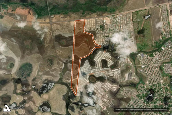 Imagem de satélite de CABURAI VI REM em BOA VISTA - RR