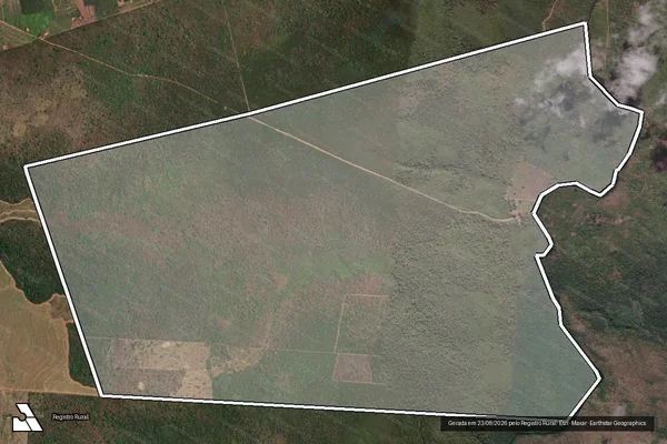 Imagem de satélite de SANTOS REIS DA DATA PEDRA DE PAU em GRAJAÚ - MA