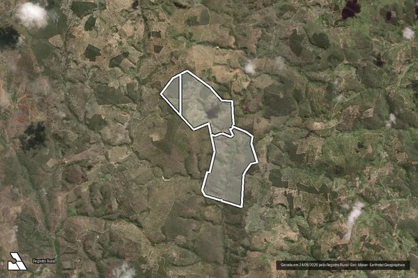 Imagem de satélite de LAGOA NOVA em ITABERABA - BA