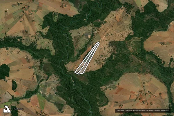 Imagem de satélite de Lt. 314, PA Canudos em CAMPESTRE DE GOIÁS - GO