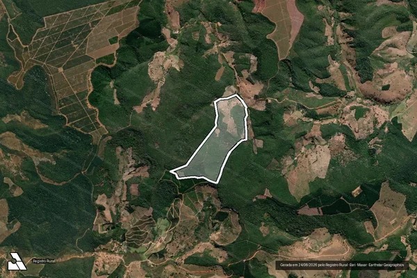 Imagem de satélite de CAPUCHO em ARICANDUVA - MG