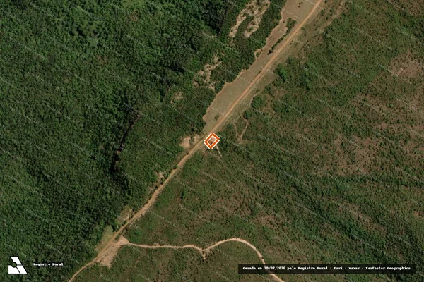 Imagem de satélite de SITIO DAS ANTENAS -SISFRON em CÁCERES - MT