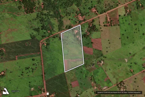 Imagem de satélite de lote 205 - FETAGRI em TERENOS - MS