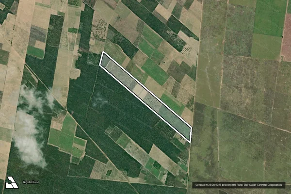 Imagem de satélite de PA CANAFISTULA - LOTE 44 em PUREZA - RN