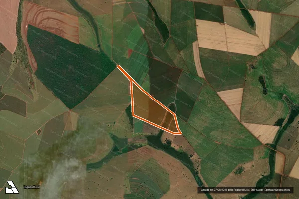 Imagem de satélite de FAZENDA VÔ PEDRO em LIMEIRA DO OESTE - MG