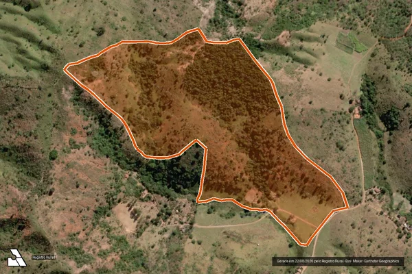 Imagem de satélite de FAZENDA BESSA em VIRGOLÂNDIA - MG
