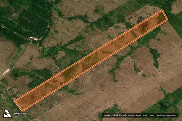 Imagem de satélite de LOTE 62 em ARAGUANÃ - MA
