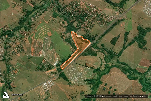 Imagem de satélite de Fazenda Santa Rosa (Adulao) em PIRATININGA - SP