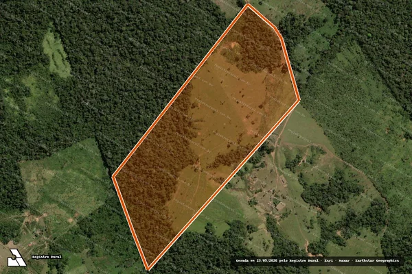 Imagem de satélite de FAZENDA ARAUCARIA - PARTE A em EPITACIOLÂNDIA - AC