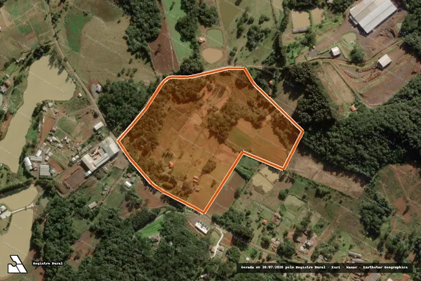 Imagem de satélite de Sitio Charrua em CAÇADOR - SC