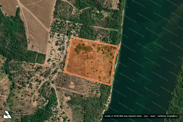 Imagem de satélite de FAZENDA ESPERANCA em TUPIRAMA - TO