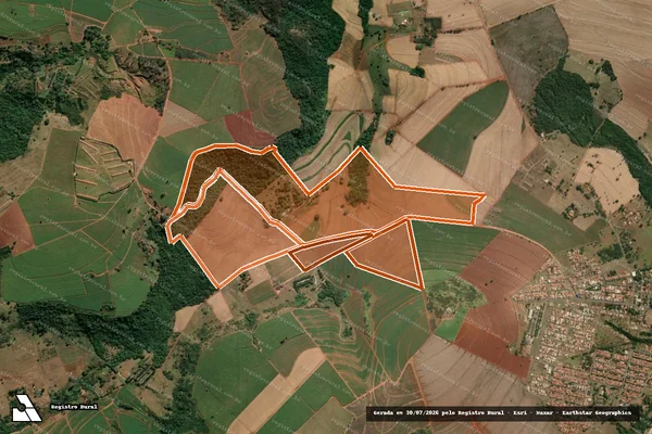 Imagem de satélite de FAZENDA SAO SEBASTIAO DO PARAISO em DESCALVADO - SP
