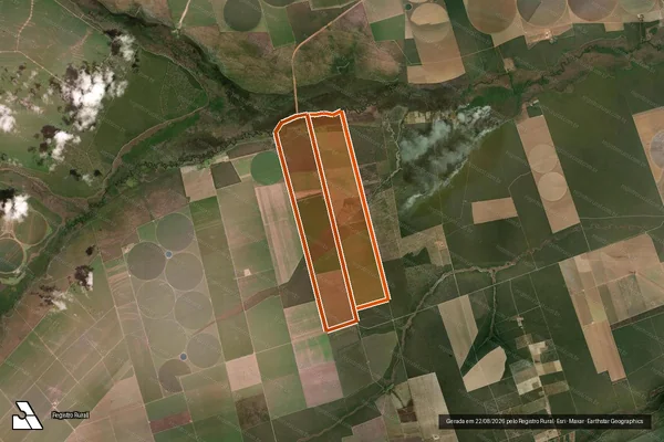 Imagem de satélite de FAZENDA VENEZA em SÃO DESIDÉRIO - BA