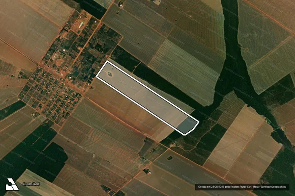 Imagem de satélite de SITIO RECANTO DA PAZ - LOTE 273 em NOVA UBIRATÃ - MT