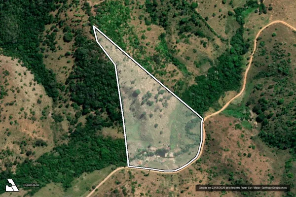 Imagem de satélite de FAZENDA CACHOEIRA - GLEBA A E B em CRISÓLITA - MG