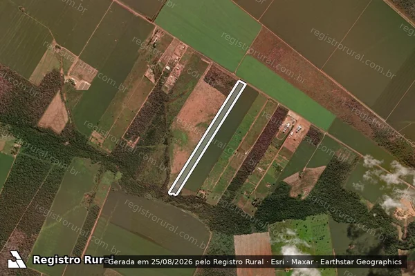 Imagem de satélite de LOTE 20 em SÃO JOSÉ DO RIO CLARO - MT