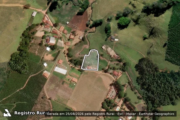 Imagem de satélite de CHACARA BEIRA RIO em BUENO BRANDÃO - MG