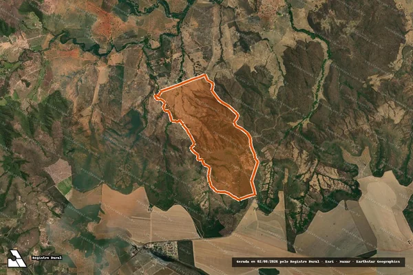 Imagem de satélite de FAZENDA SAGRADO CORACAO DE MARIA em BURITIS - MG