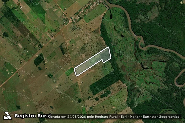Imagem de satélite de LOTE 70 em VILA BELA DA SANTÍSSIMA TRINDADE - MT